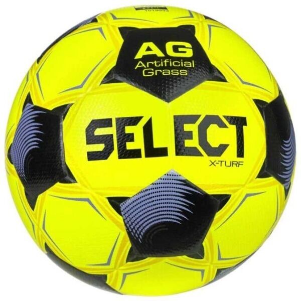Select FB X-TURF Fotbalový míč, žlutá, velikost