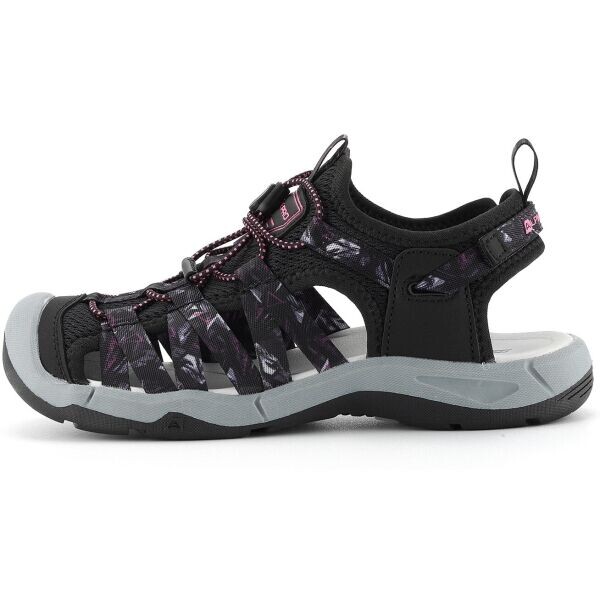 ALPINE PRO KOREMA Dámské outdoorové sandály, černá, velikost