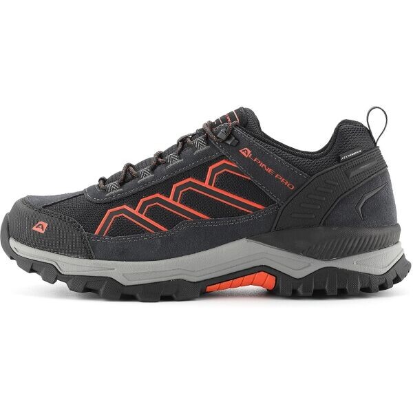 ALPINE PRO GIMIE 2 Unisex outdoorová obuv s membránou, černá, velikost