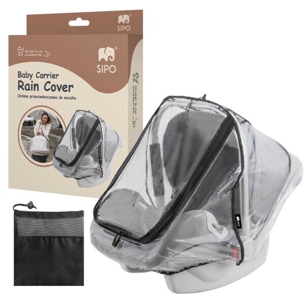 Sipo RAINCOAT Pláštěnka na autosedašku, transparentní, velikost