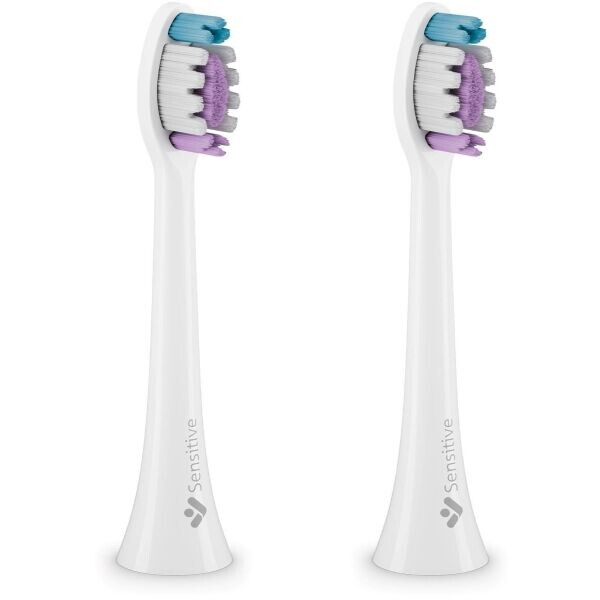 TRUELIFE SONICBRUSH CLEAN-SERIES HEADS SENSITIVE 2 KS Náhradní hlavice ke kartáčku, bílá, velikost