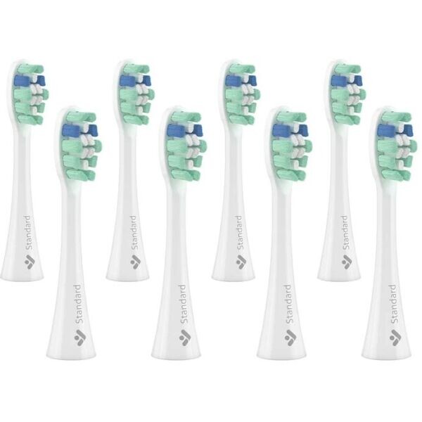 TRUELIFE SONICBRUSH CLEAN-SERIES STANDARD 8 KS Náhradní hlavice ke kartáčku, bílá, velikost