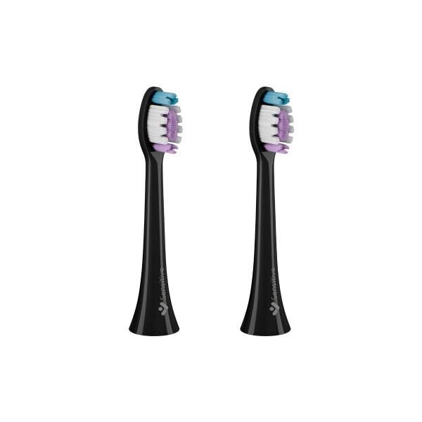 TRUELIFE SONICBRUSH CLEAN-SERIES HEADS SENSITIVE 2 KS Náhradní hlavice ke kartáčku, černá, velikost