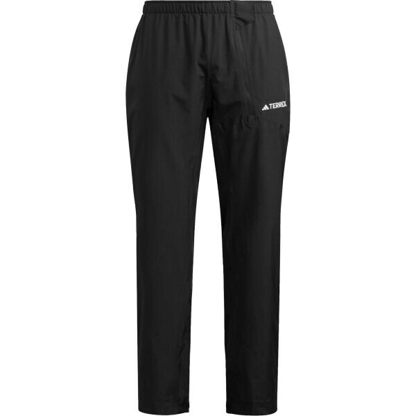 adidas MULTI TERREX RAIN PANT 2.0 Pánské outdoorové kalhoty, černá, velikost