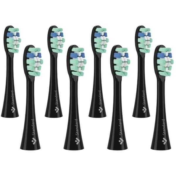 TRUELIFE SONICBRUSH CLEAN-SERIES STANDARD 8 KS Náhradní hlavice ke kartáčku, černá, velikost