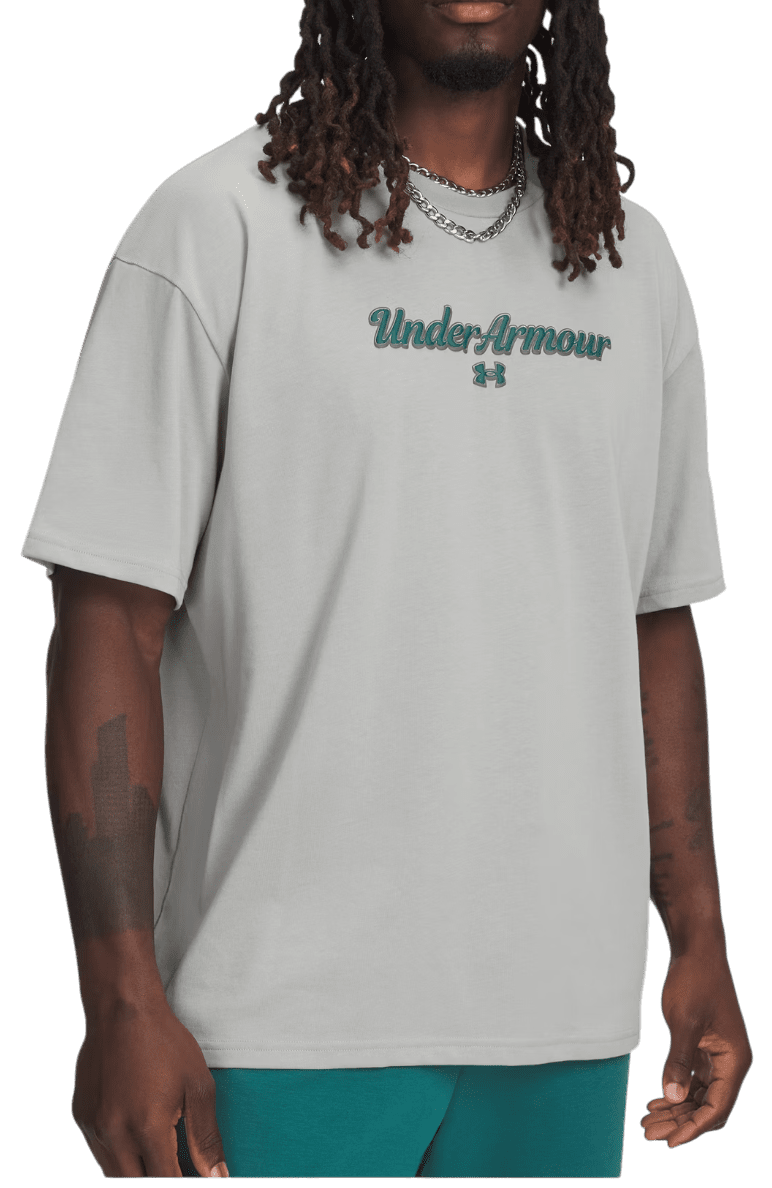 Triko Under Armour Under Armour Heavyweight Wordmark SS