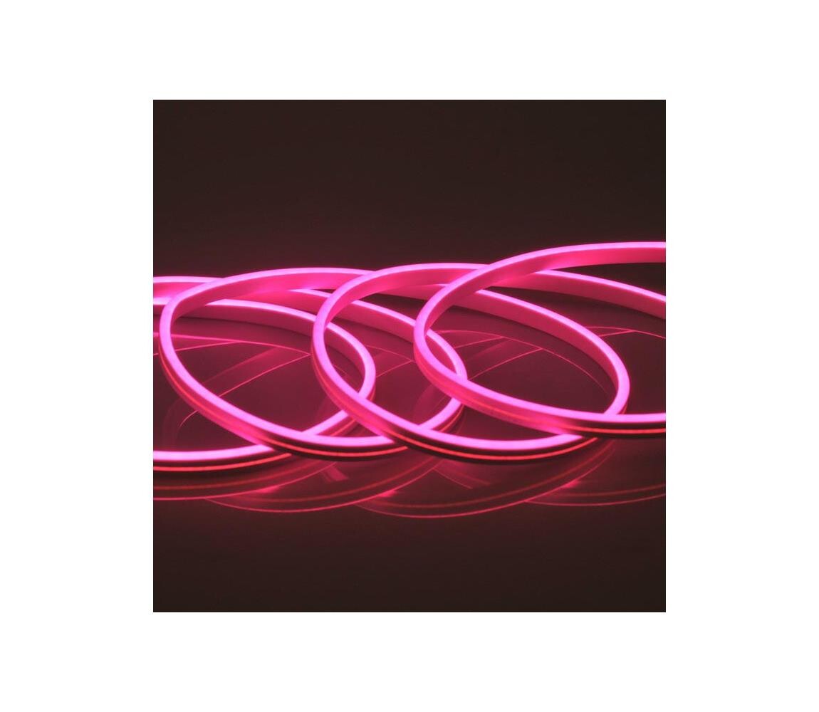 LED Pásek NEON 5 m LED/27W/12V IP65 růžová 315052