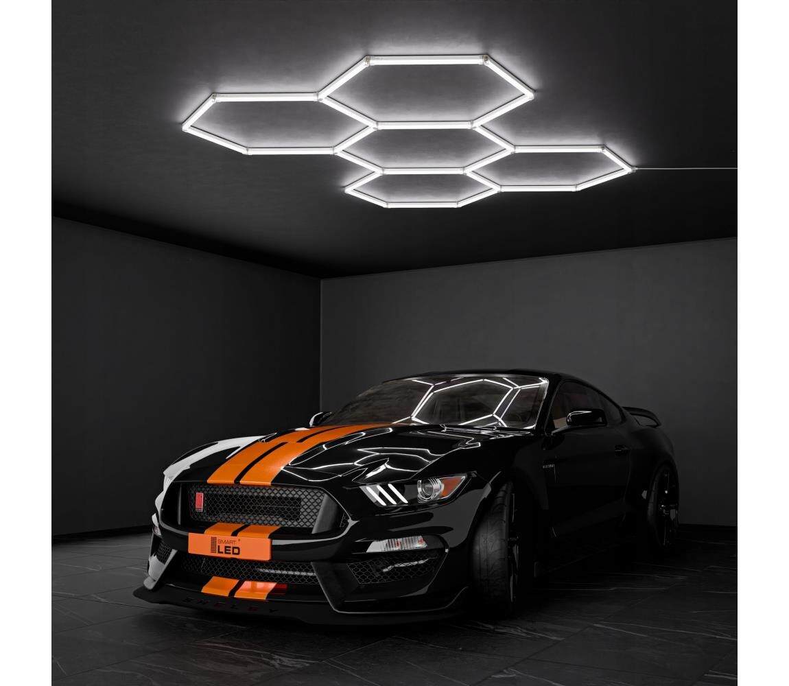 SmartLED LED Stropní svítidlo LED/240W/85-265V 6500K 298x209 cm CRI 90 IP44 bílá 5400