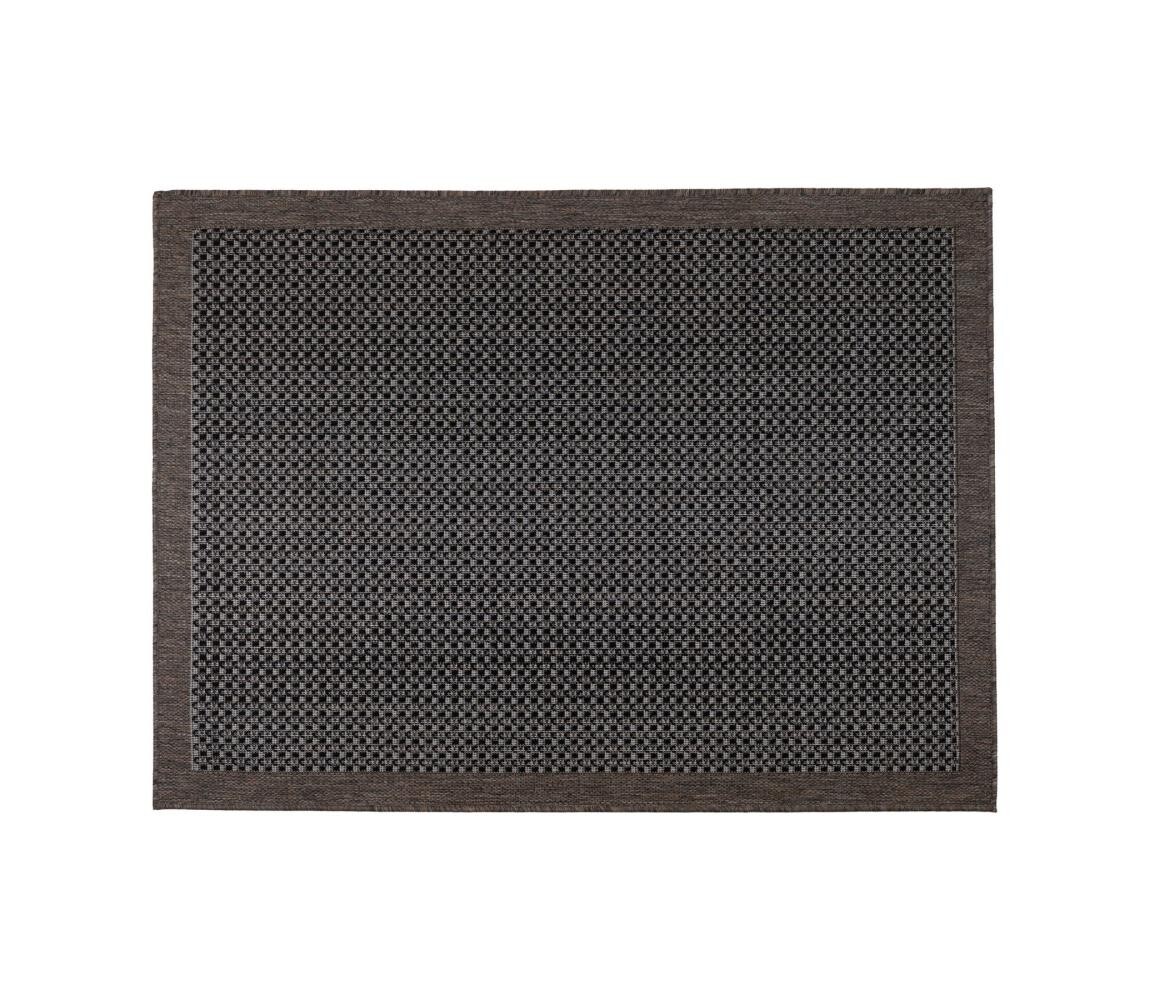 Multidecor Venkovní koberec EXPRESS NEW OUTDOOR 80x150 cm antracit/hnědá 508977
