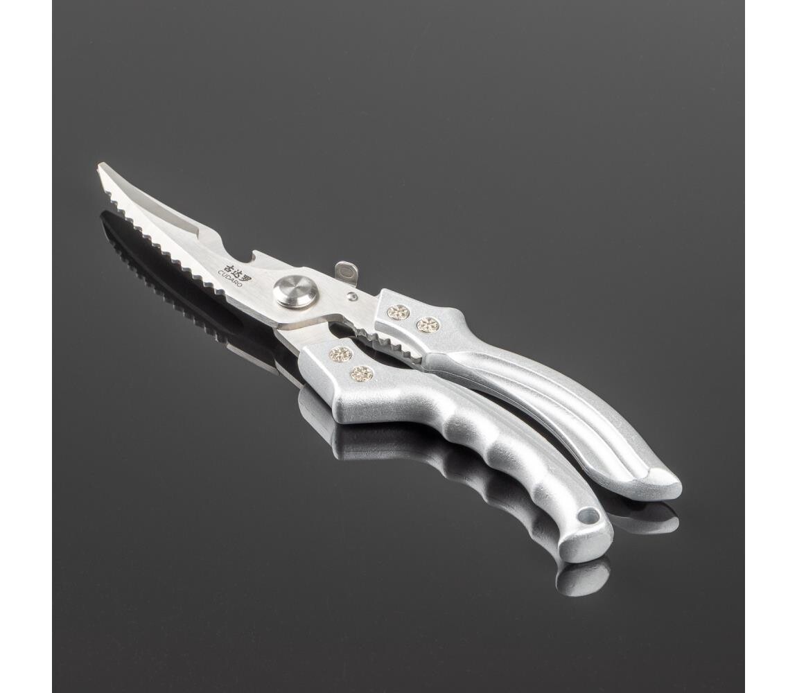 Gudaro - Nůžky na drůbež NOBURU 24,5 cm stříbrná GD-CUT-10