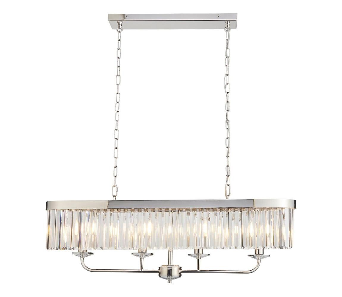 Endon 109058 - Lustr na řetězu 4xE14/6W/230V lesklý chrom 109058