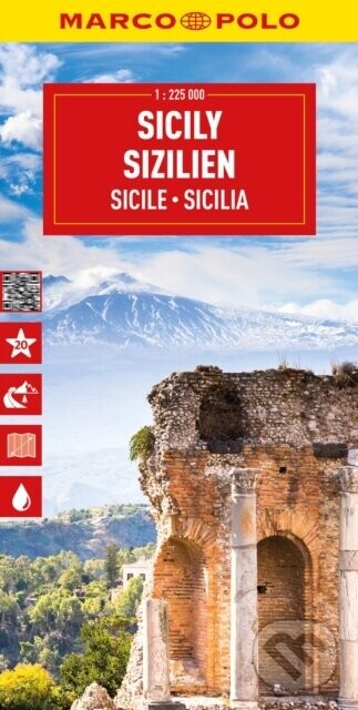 Sicílie 1:225 000 (Itálie č. 14) / cestovní mapa MARCO POLO - Marco Polo