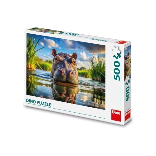 Puzzle Roztomilý hroch 500 dílků | Neuveden