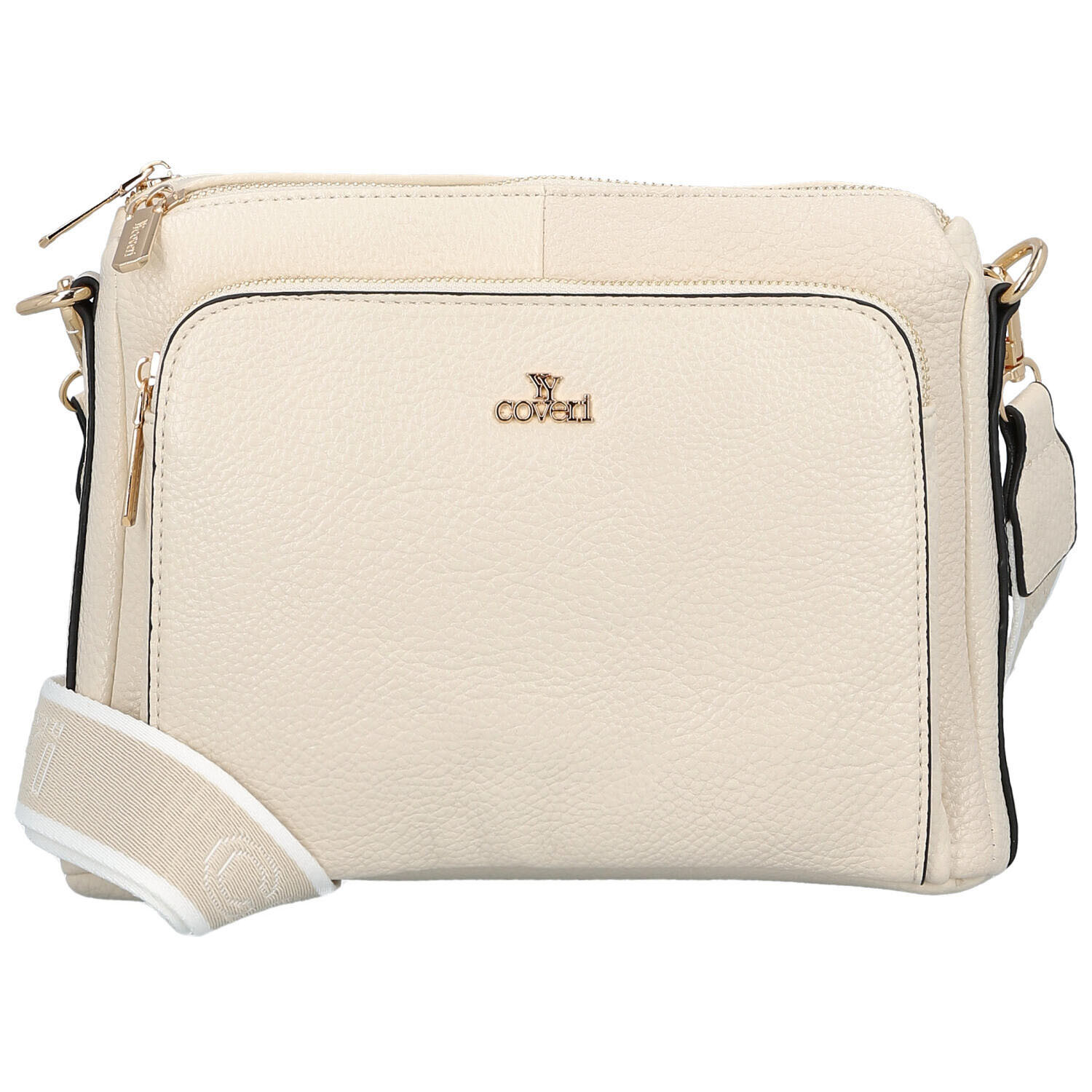 Dámská crossbody kabelka krémová - Coveri Vangeli krémová