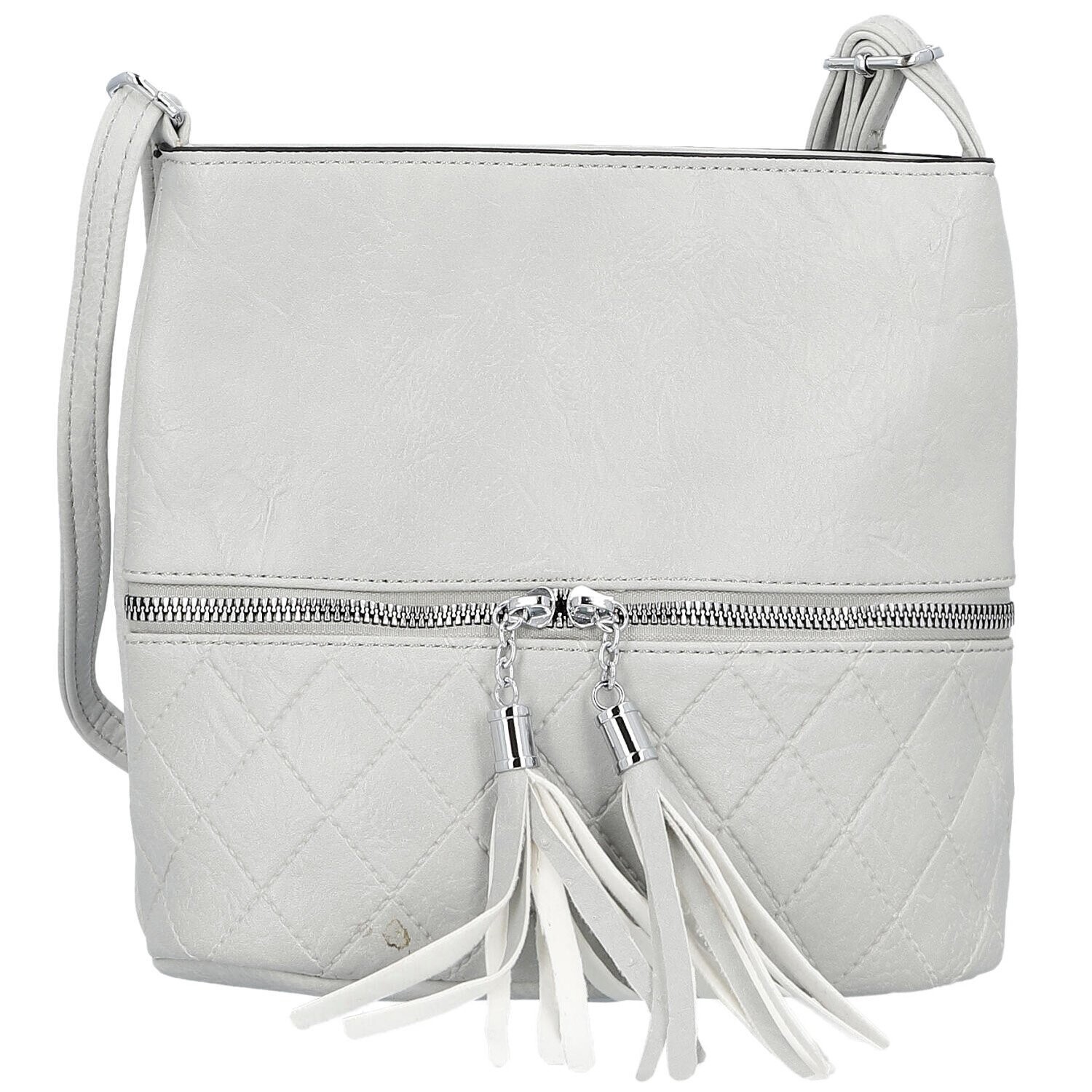 Dámská crossbody kabelka šedá - Firenze Emila šedá