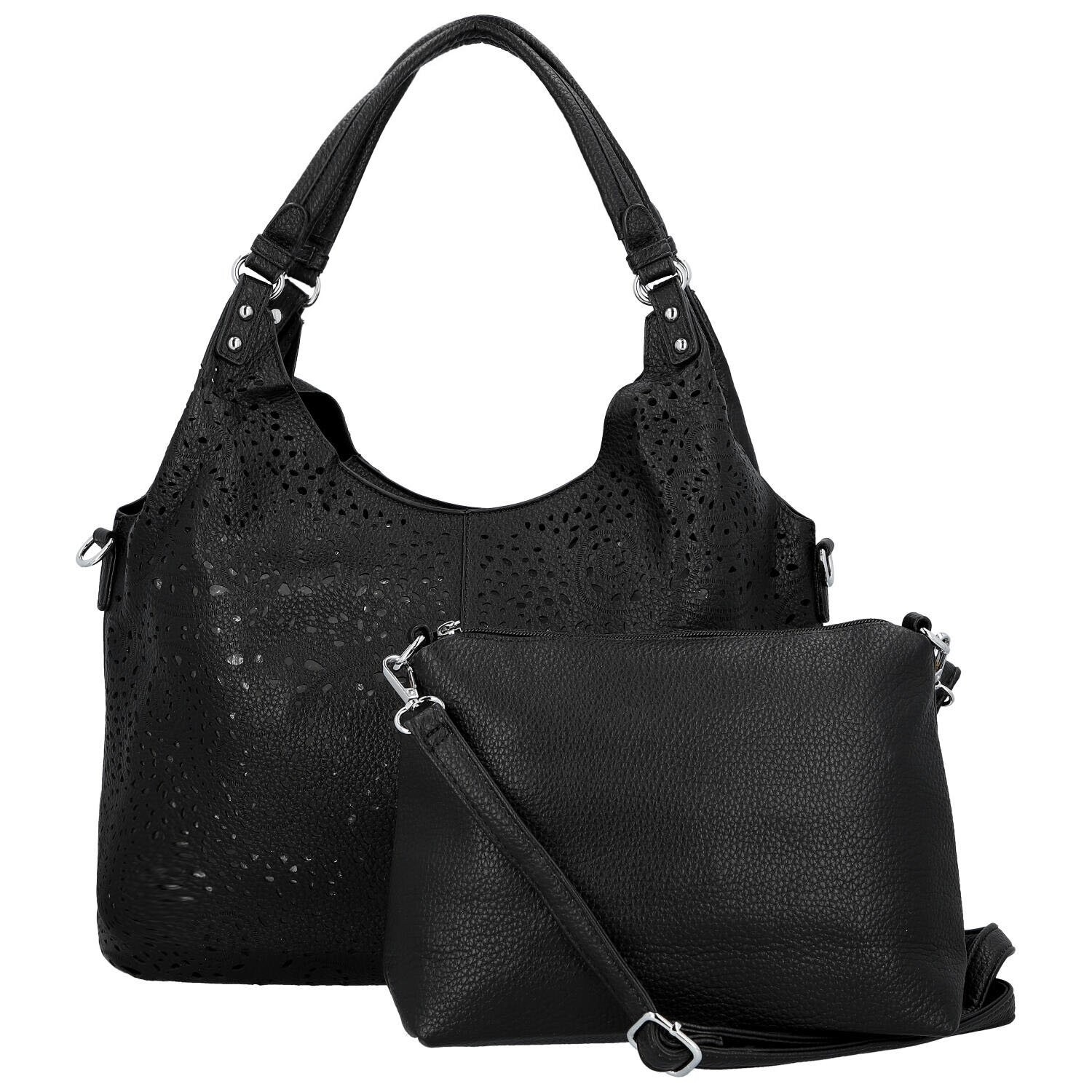 Dámský set kabelek černý - Firenze Heidi černá