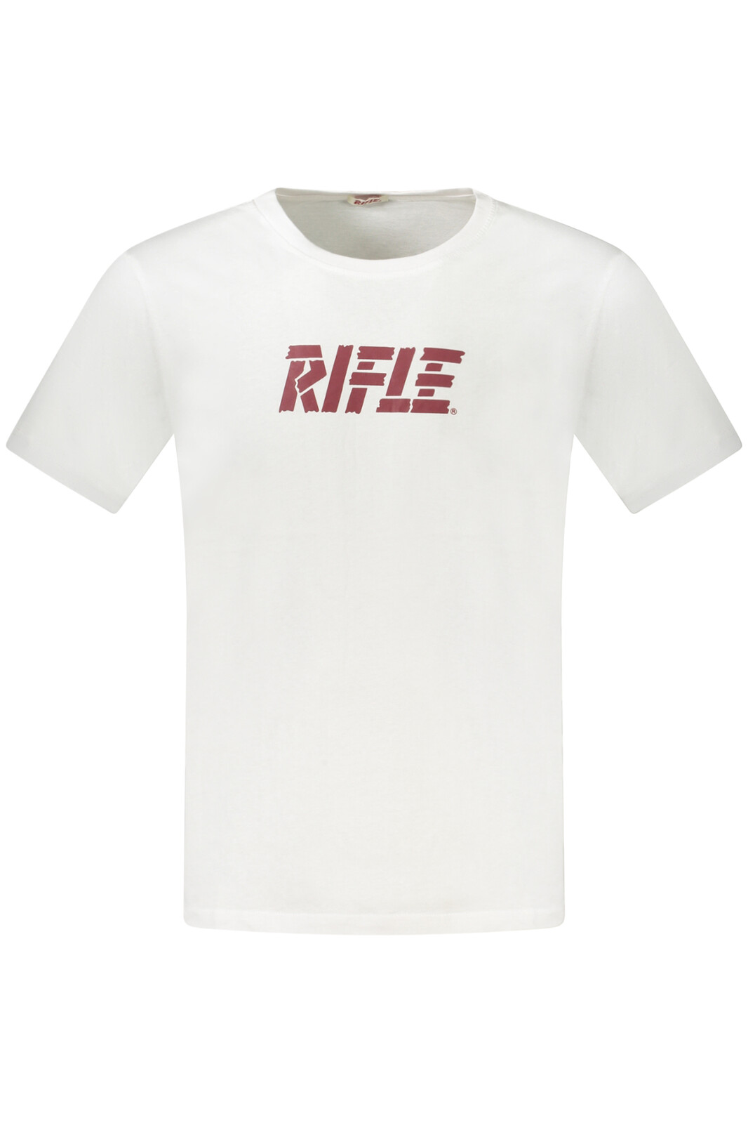 Bílé pánské triko RIFLE s krátkým rukávem