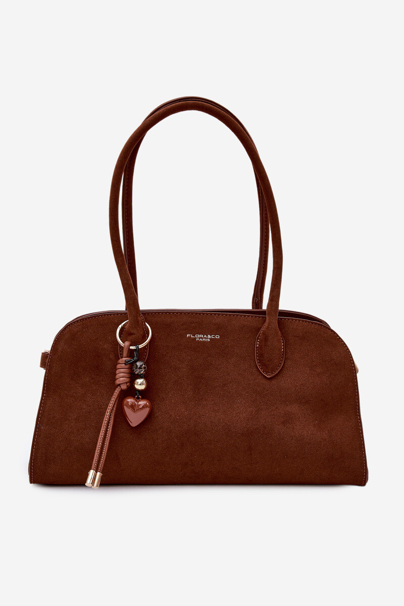 Flora&Co dámská kabelka s přívěskem Camel Violette