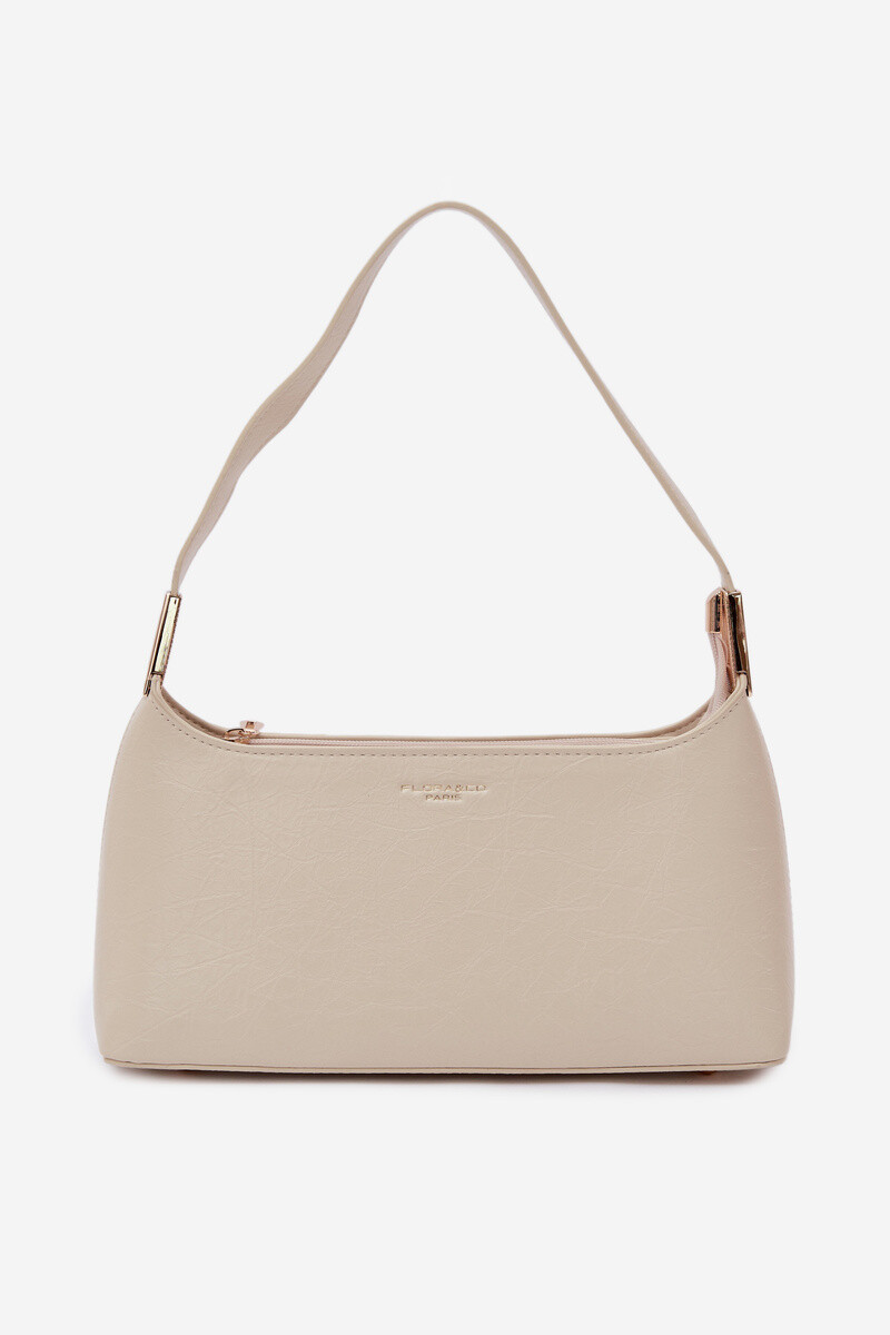 Flora&Co světle béžová eko kožená taška Tielle
