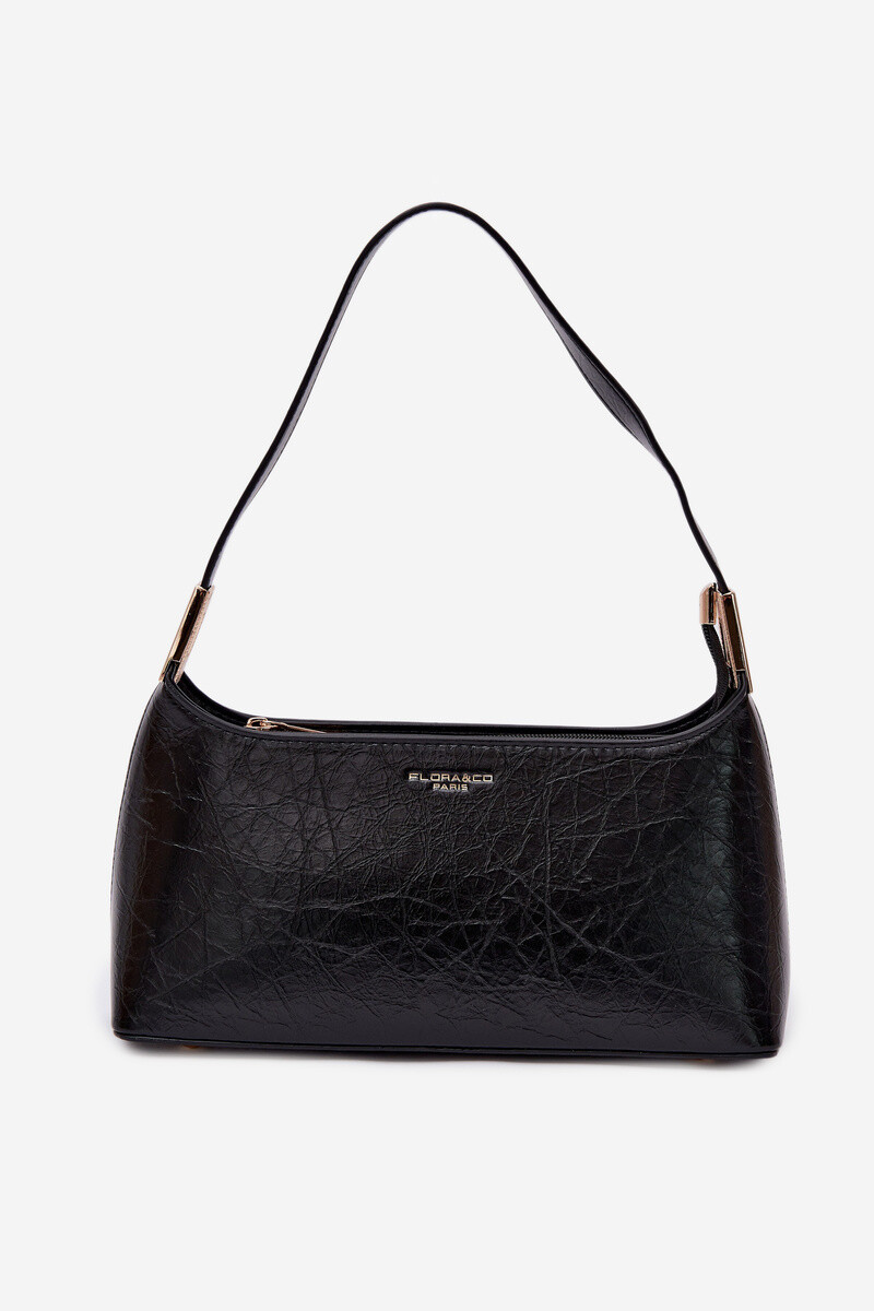 Flora&Co černá eco kožená kabelka Tielle