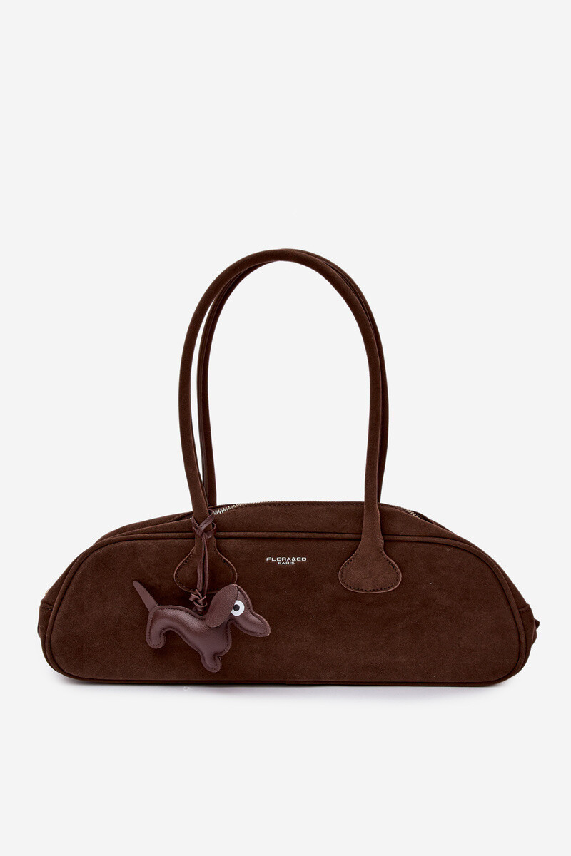 Flora&Co čokoládová bageta kabelka