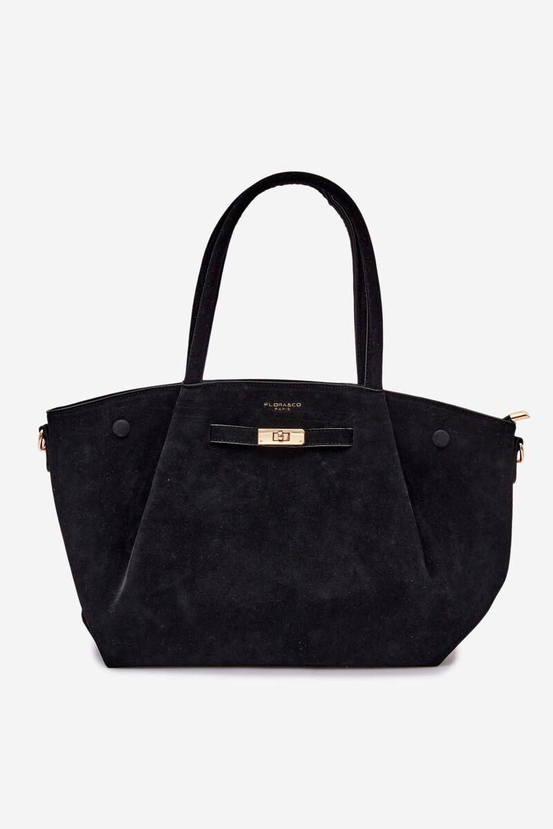 Flora&Co Nellia černá shopper kabelka