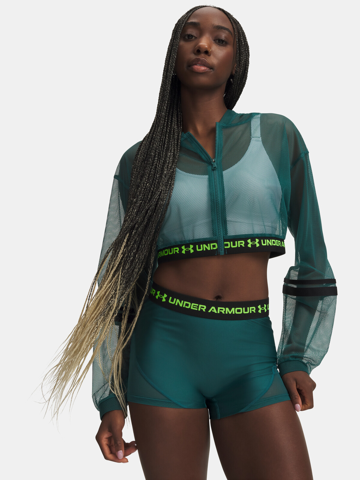 Dámská mikina Under Armour HeatGear Mesh FZ