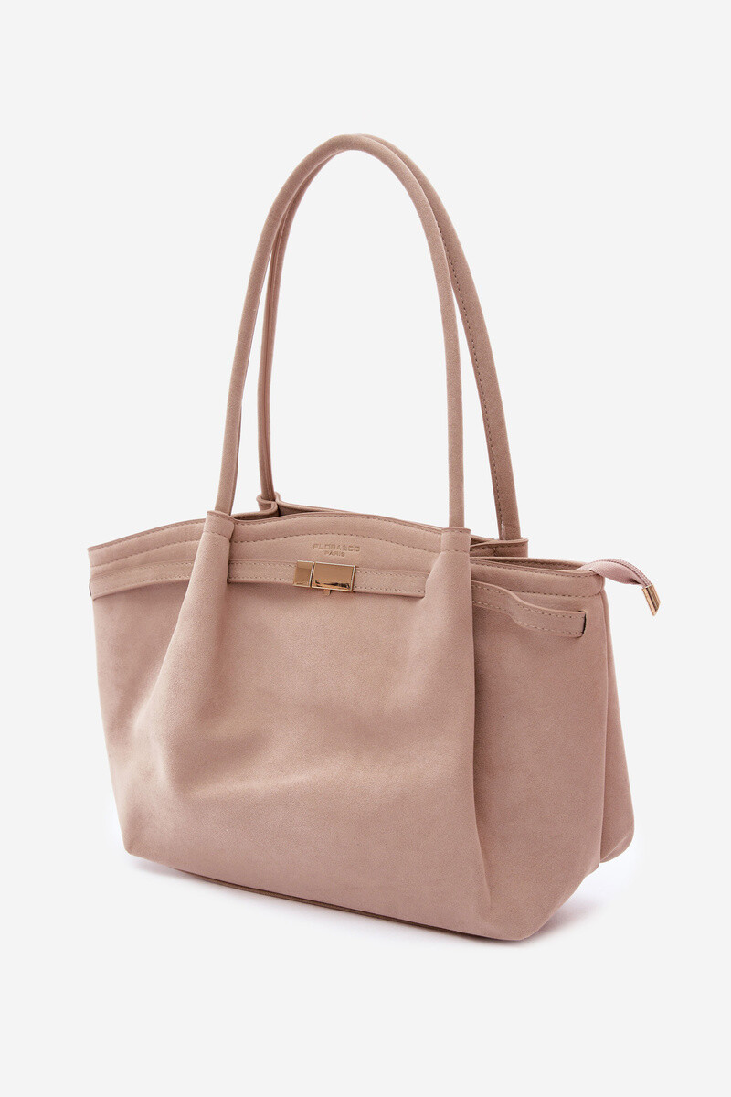 Běžová shopper kabelka Flora&Co