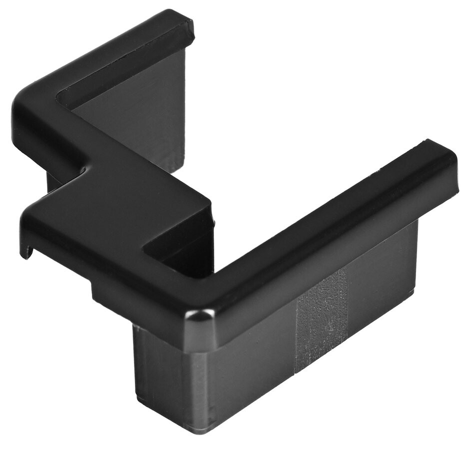 Polysan EASY BLACK krytka spojovacího profilu, levá