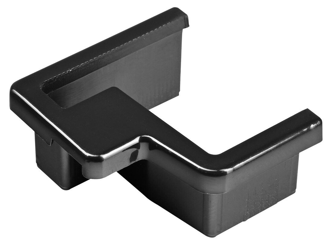 Polysan EASY BLACK krytka spojovacího profilu, pravá