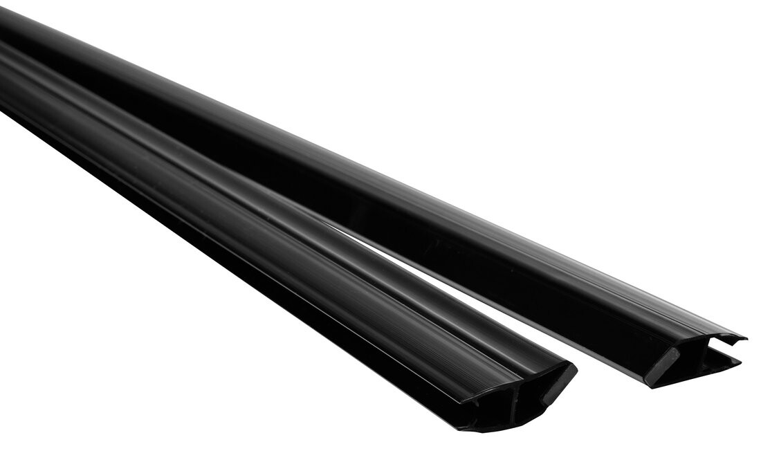 Polysan EASY BLACK set magnetických těsnění 45°pro sklo 6/6mm, 1900mm (2ks)