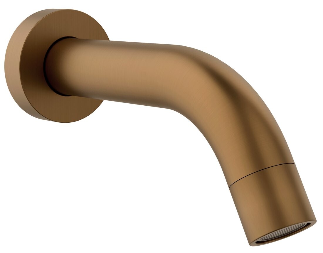 Sapho Nástěnná výtoková hubice, kulatá, 174mm, měď mat