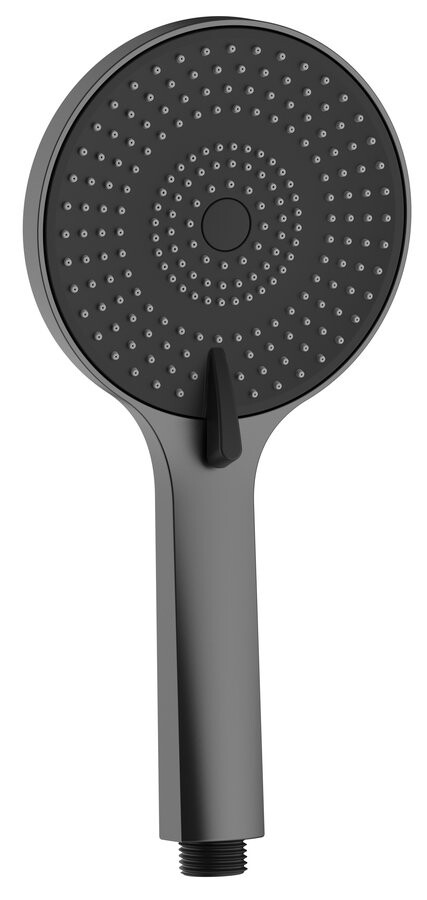 Sapho Ruční masážní sprcha, 3 režimy sprchování, silikon trysky, průměr 120mm, ABS/gun metal