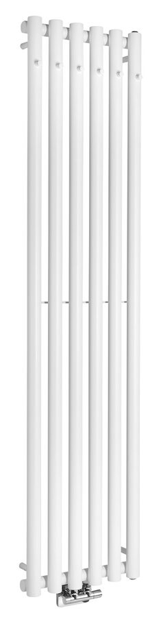 Sapho PILON otopné těleso 418x1800mm, se šesti háčky pro ručník, bílá mat