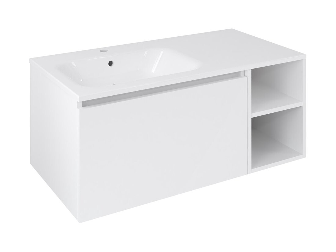 Sapho LOREA skříňka 100x46x51,5cm (70+30Pcm), levá, bílá mat