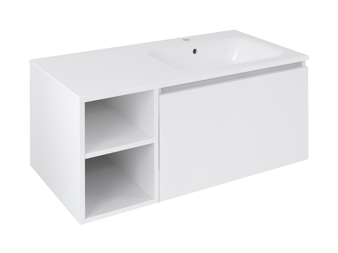 Sapho LOREA skříňka 100x46x51,5cm (30P+70cm), pravá, bílá mat