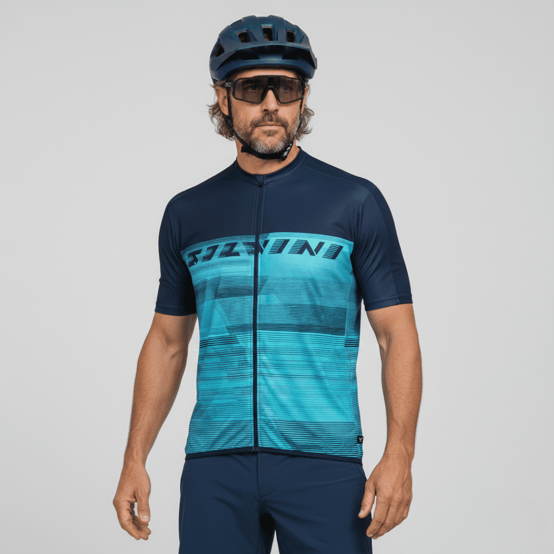 Pánský mtb dres silvini turano modrá s