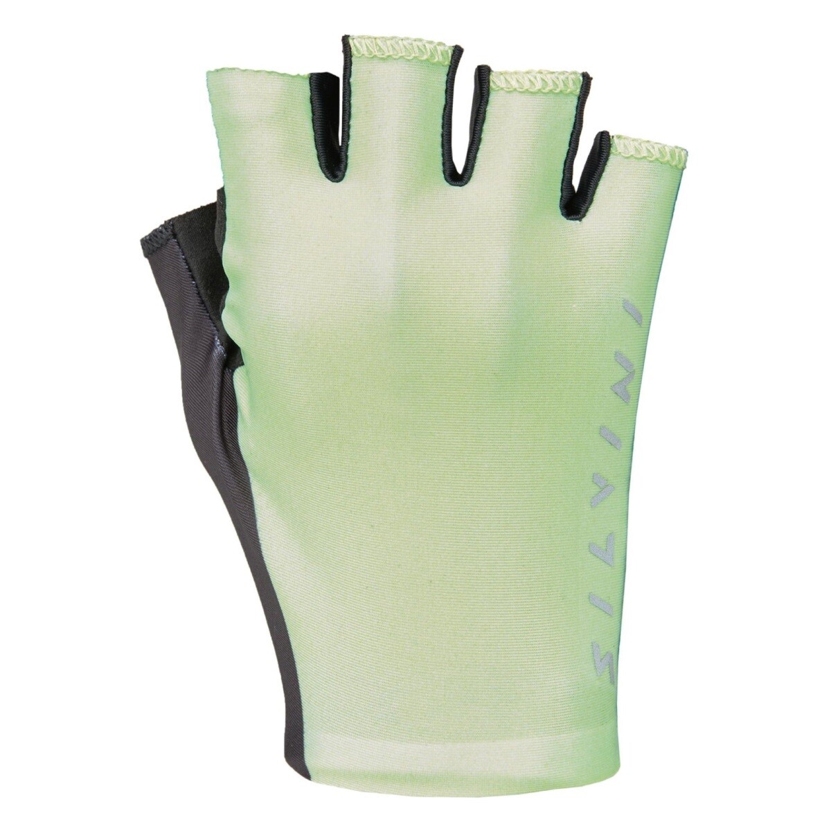 Unisex cyklistické rukavice silvini sarca zelená s