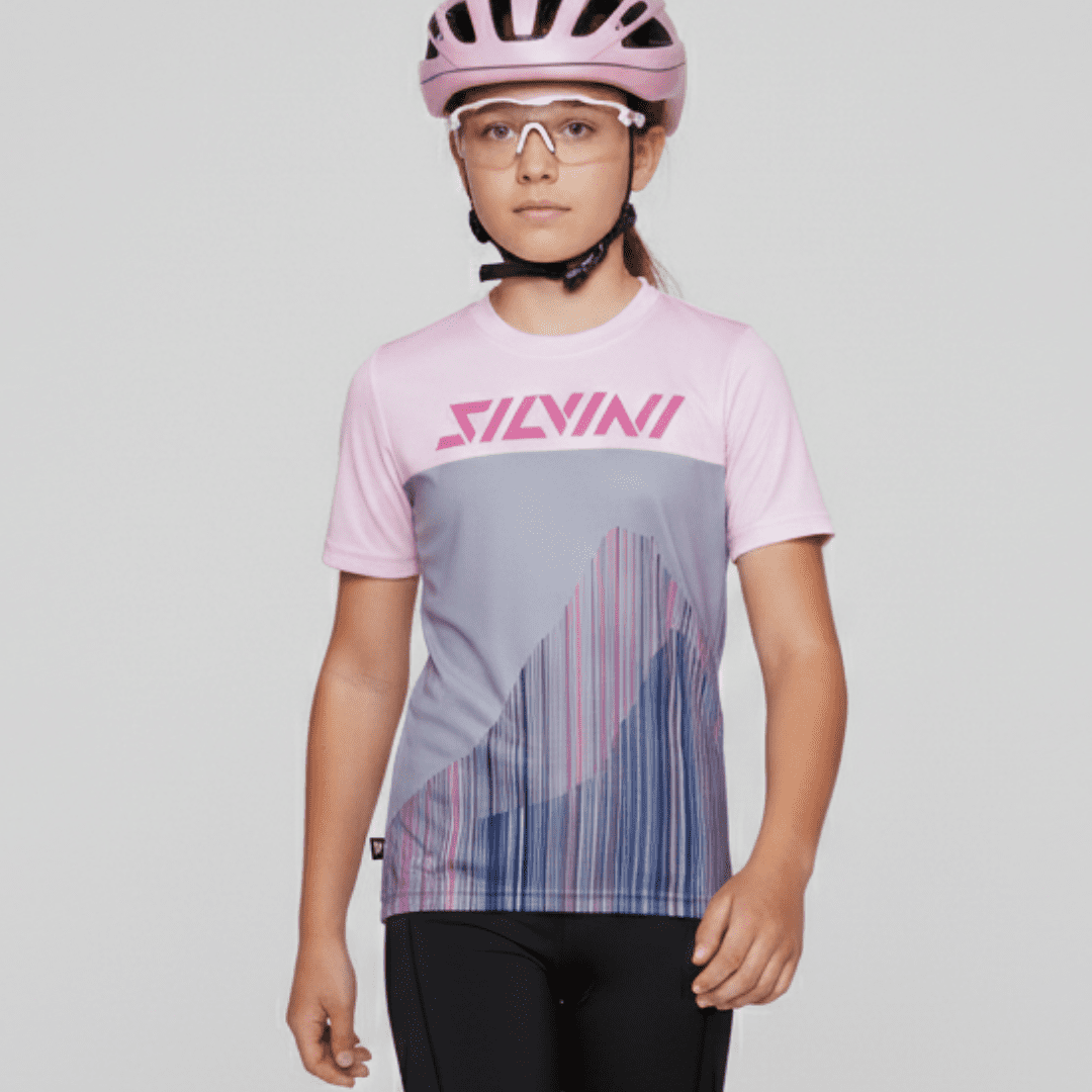 Dětský enduro dres silvini denni růžová 122-128