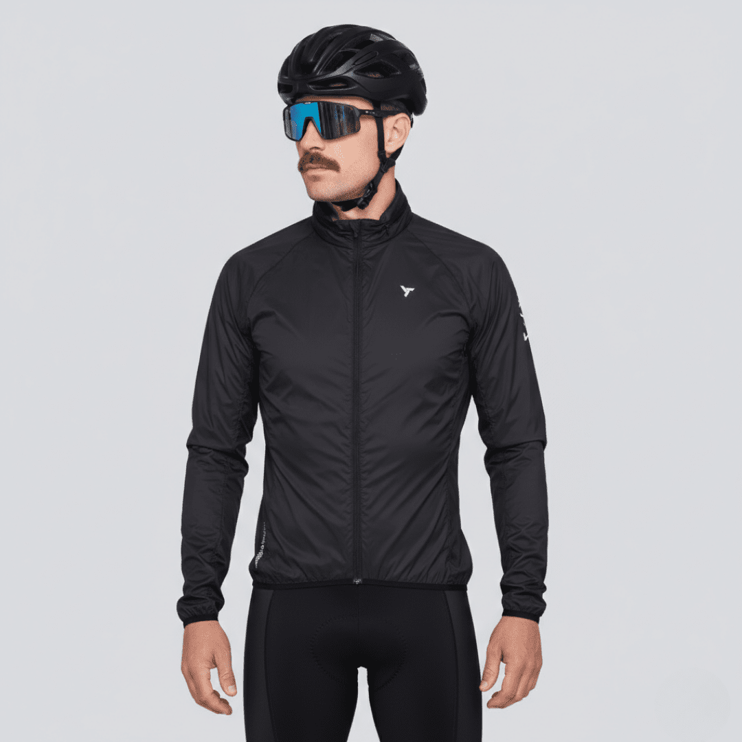Pánská cyklo bunda silvini gelo černá/šedá s
