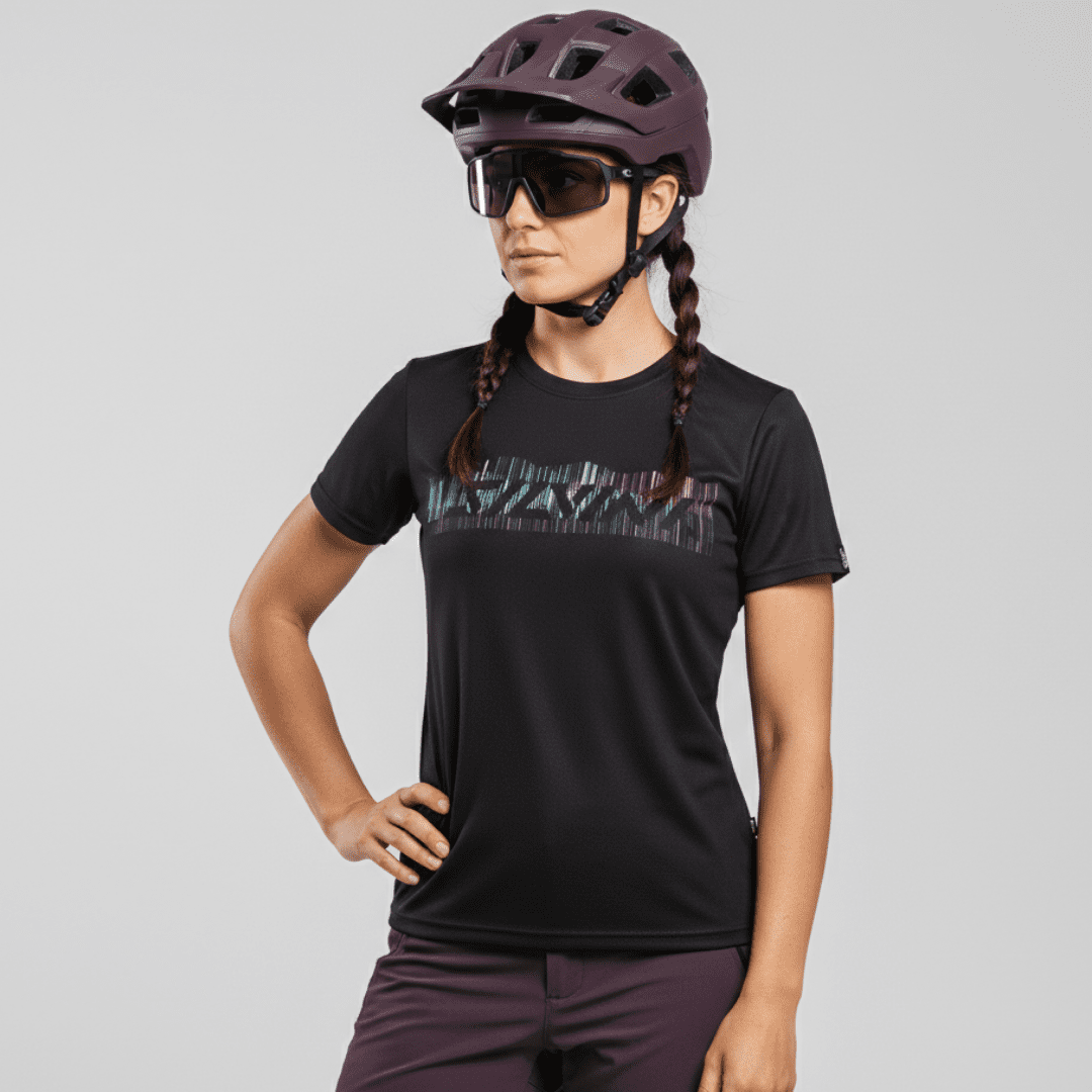 Dámský enduro dres silvini denna černá/oranžová xs
