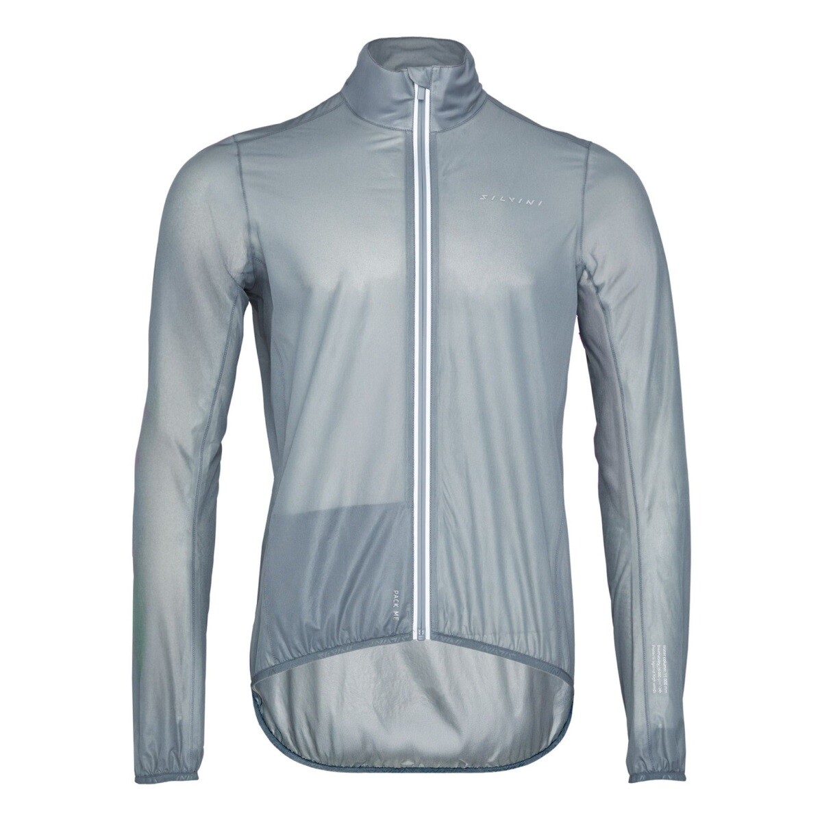 Unisex nepromokavá cyklo bunda silvini piodo šedá xs