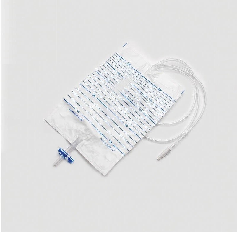 Zarys močový sáček 90 cm, 2000 ml, T-ventil, sterilní, 10 ks (max.24h)