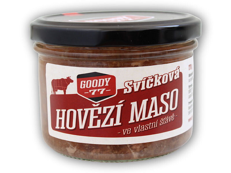 Goody 77 SVÍČKOVÁ – Hovězí maso ve vlastní šťávě 170g