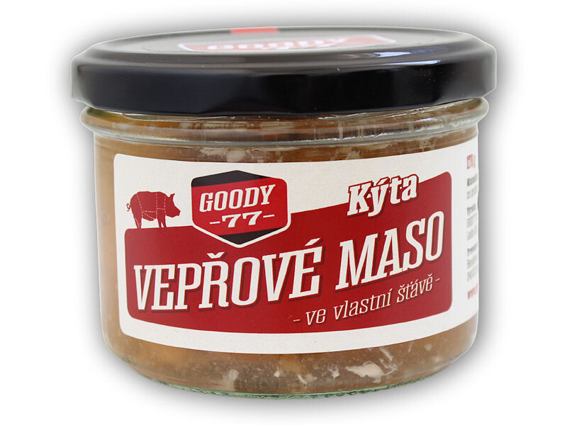 Goody 77 KÝTA – Vepřové maso ve vlastní šťávě 170g