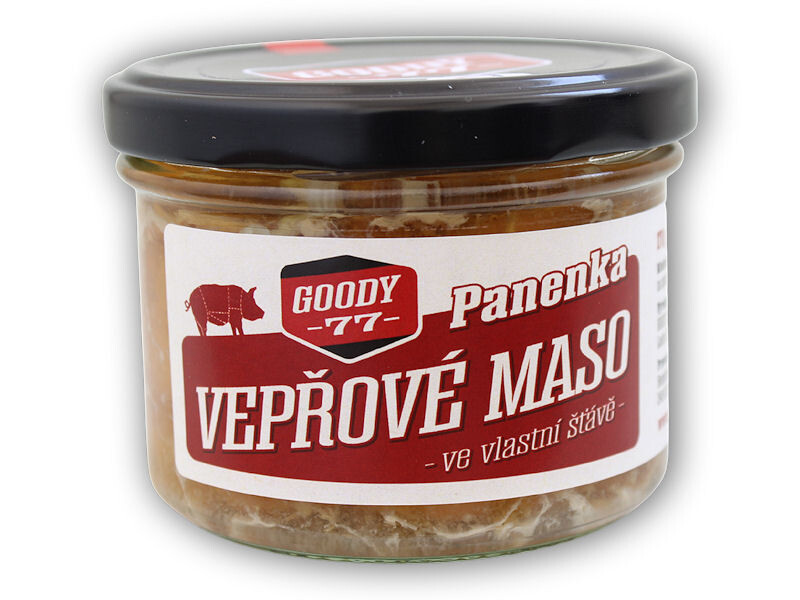 Goody 77 PANENKA – Vepřové maso ve vlastní šťávě 170g