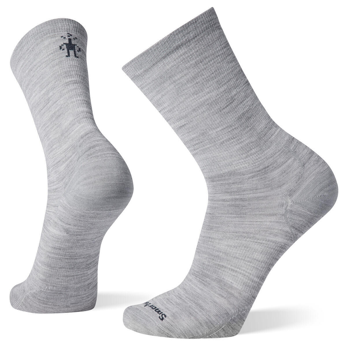 SMARTWOOL Everyday Anchor Line Crew Socks, Light Gray velikost: L
