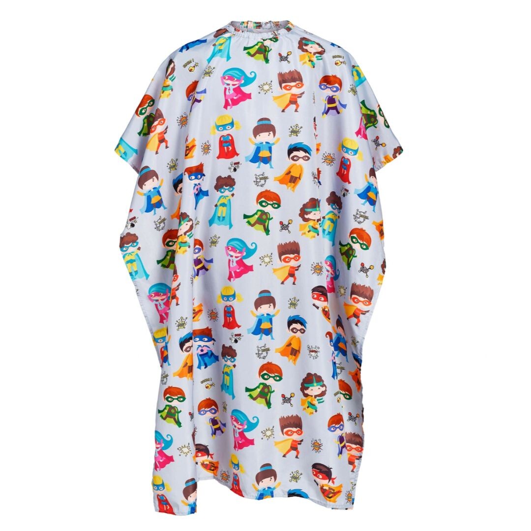 BraveHead ChildCape SuperHero 5583 - dětská pláštěnka bílá se 