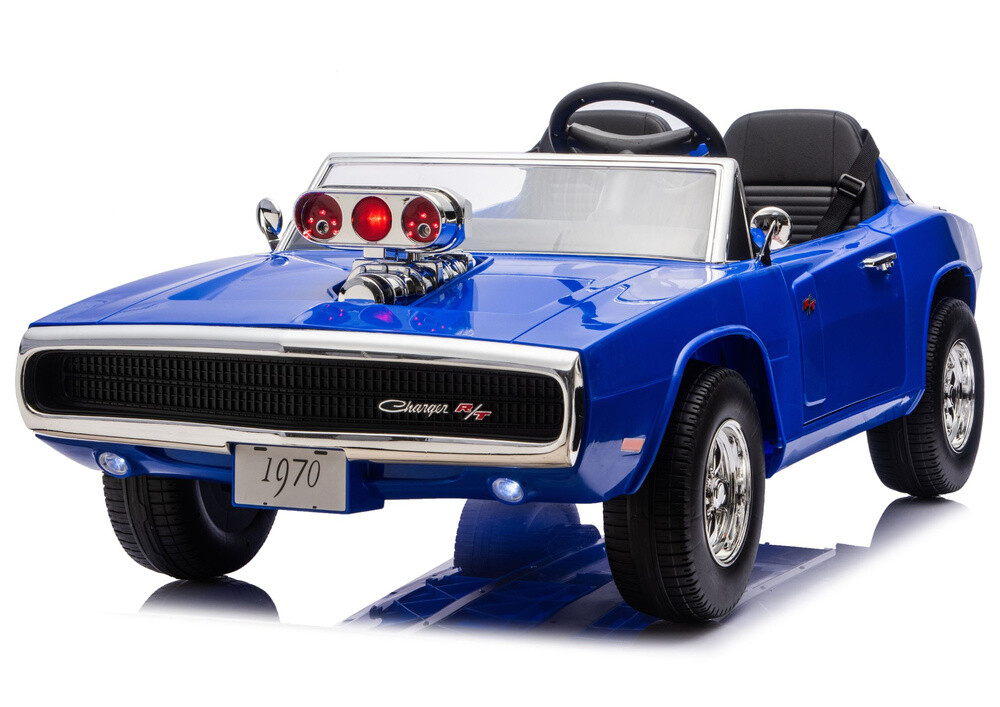 mamido Dětské elektrické autíčko Dodge Charger R/T 24V 2x200W modré