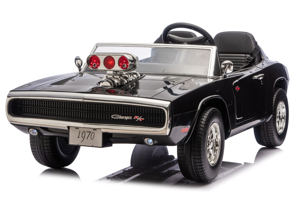 mamido Dětské elektrické autíčko Dodge Charger R/T 24V 2x200W černé